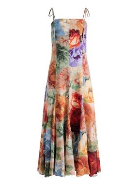 Alice + Olivia Jeanette paneled midi dress